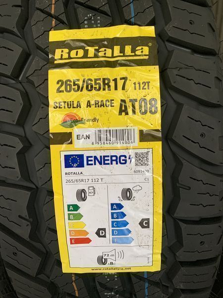 Нови джипови гуми ROTALLA SETULA AT08 265/65R17 112T BSW НОВ DOT