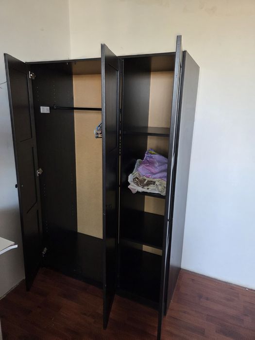 Шкаф черный ikea