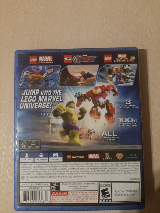 Игра для PS4 Lego Marvel Collection