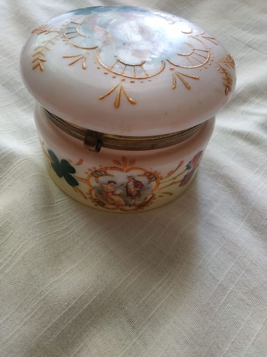 Шкатулка фарфор 19 век
