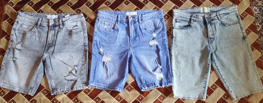 Джинсовые шорты BERSHKA -Skinny