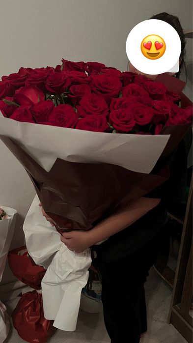 Метровой роза 51 штук