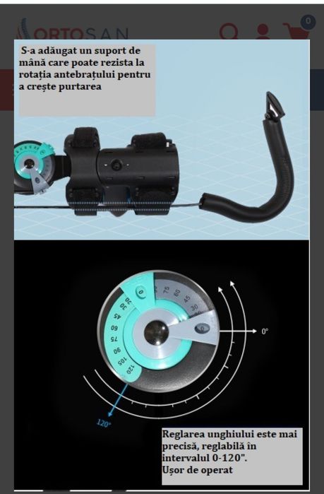 Închiriez orteza flexibila de cot