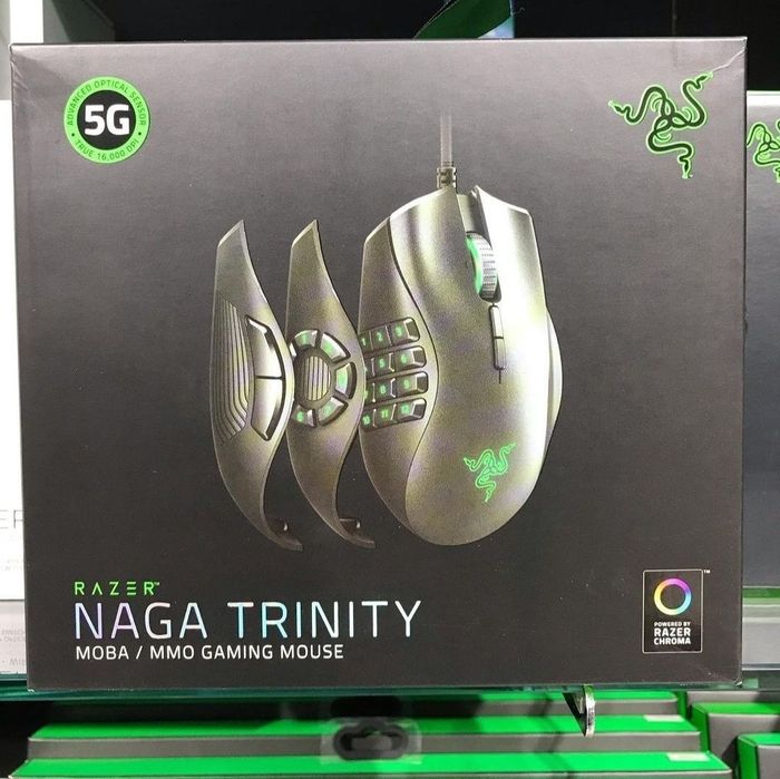 Razer Naga Trinity СКИДКА (29 кнопок/DPI 16K) Проводная мышка/мышь