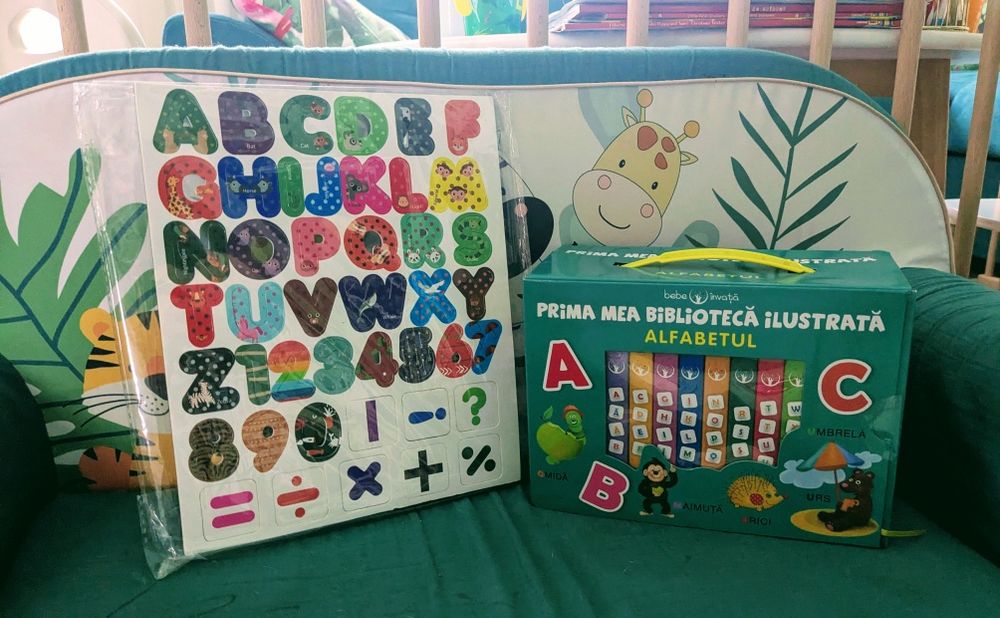 Set Alfabet cărți și magneți