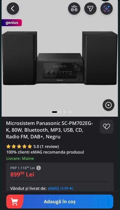 Microsistem Panasonic 80w