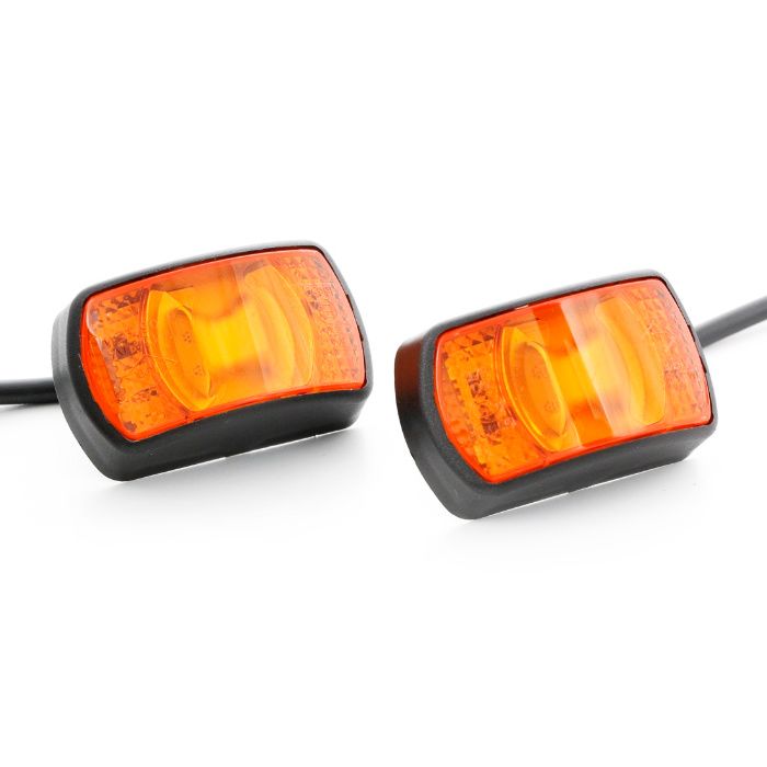 1бр. ЛЕД LED габарити светлини с 4 SMD диода 12-24V 3 цвята , Полша