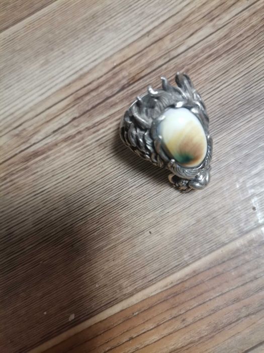 Мужское кольцо серебряное