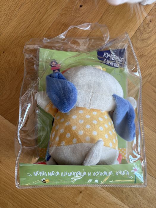 куче-книжка играчка бебе, с мелодия