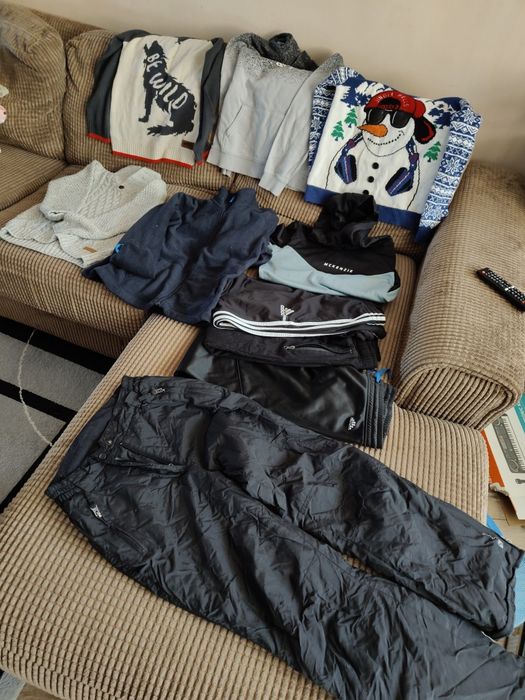 Два Лота дрехи есен зима за момче 11/12 год. 146 см/155