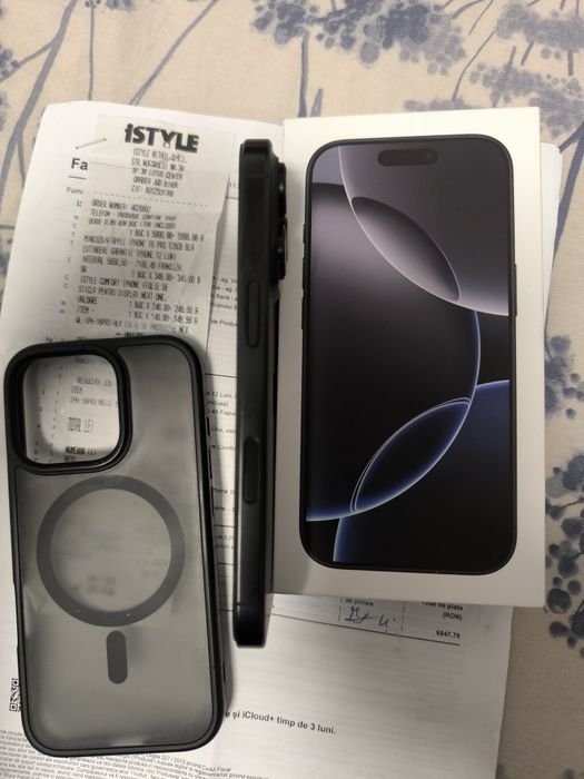 Vând s-au schimb iPhone 16 Pro 5G Black