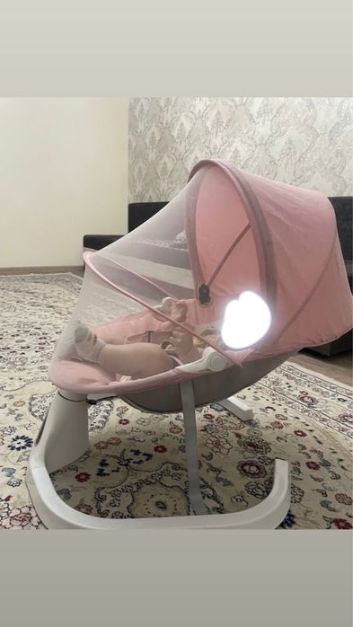шезлонг розовая электрическая