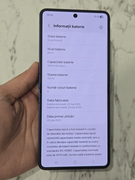 Vand/schimb Samsung Z Flip7 256gb