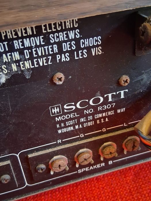 Stație stereo Scott R-307.
