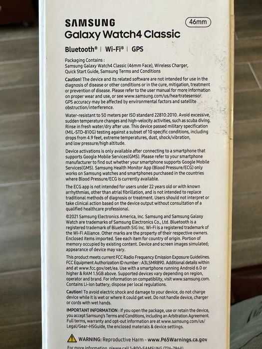 Samsung Galaxy Watch 4 Classic / 46mm / Wi-Fi