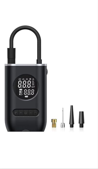 Compresor aer portabil cu afisaj digital