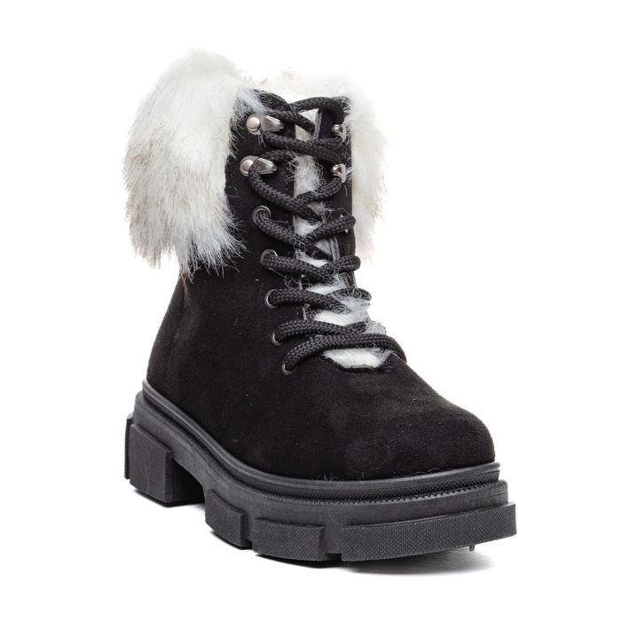 Дамски боти с пух