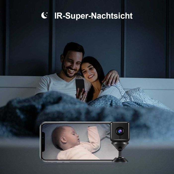 Mini camera wifi  3x3cm, mini cameră de supraveghere cu înregistrare audio și video detector de miscare si night vision