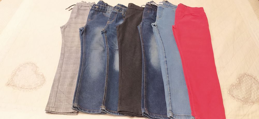 Pantaloni cu șnur/elastic pentru băieți,  7-8 ani