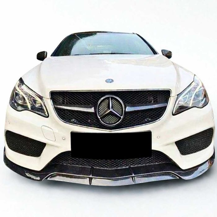 Преден лип спойлер за мерцедес в212 фейс амг / mercedes w212 facelift lip / добавка за предна броня / нож