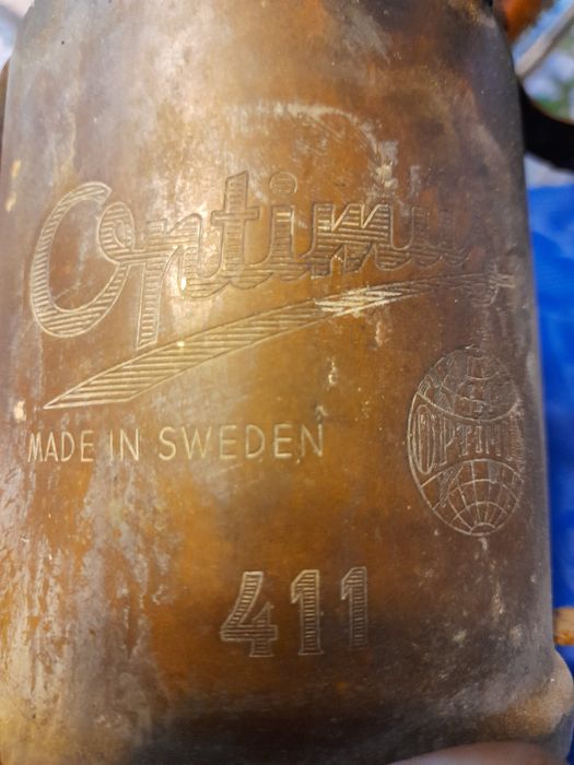 Стара Шведска бензинова горелка и масльонка