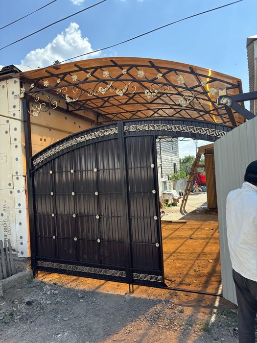Навесы на заказ,Перила,Козерог,Ворота,,Бесетка,