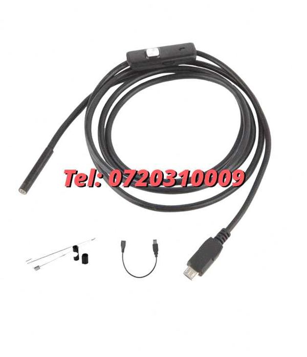 Camera Foto Tip Endoscop 5.5Mm 2M Destinat Pentru Android Pentru Inspectie Video In Zone Greu Accesibile Conform Specificatiilor Mentionate In Titlu