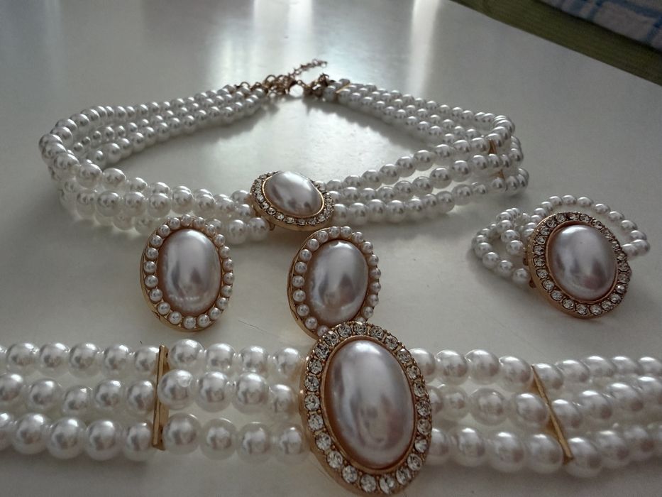 Set perle dama,set bijuterii