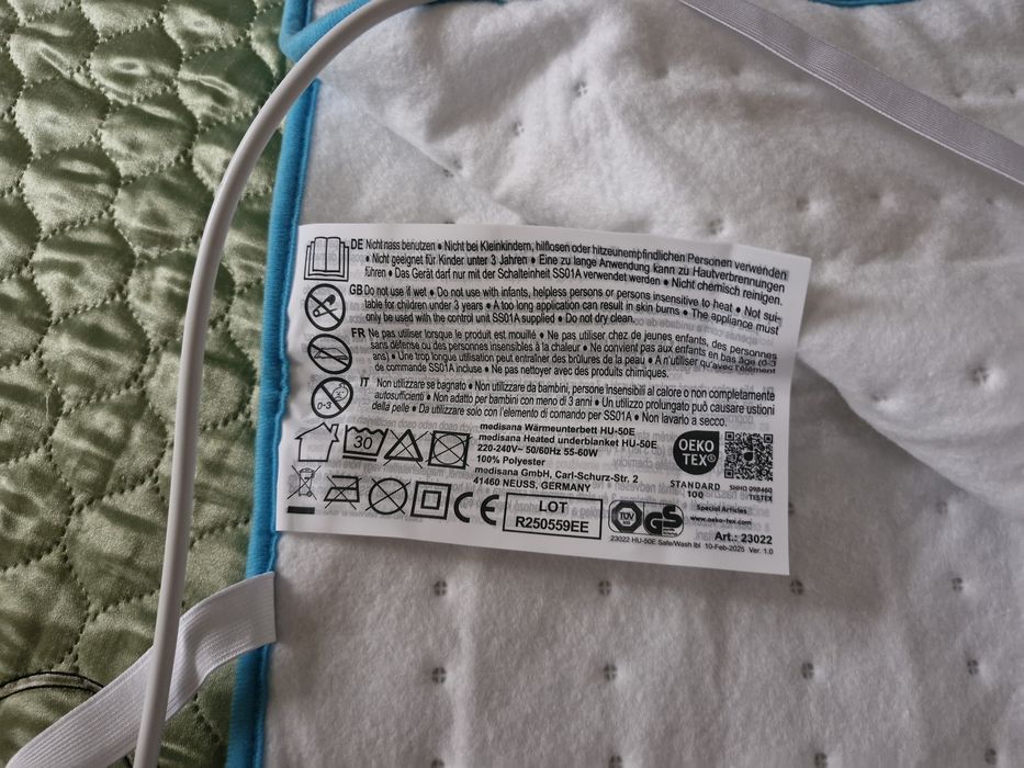 Электро одеяло новое