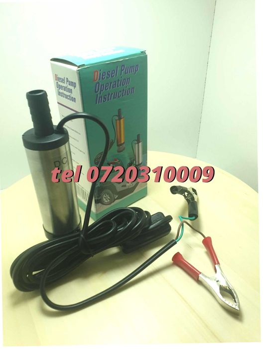 Pompa Submersibila 12V 12Litri Per Minut Pentru Golit Butoaie