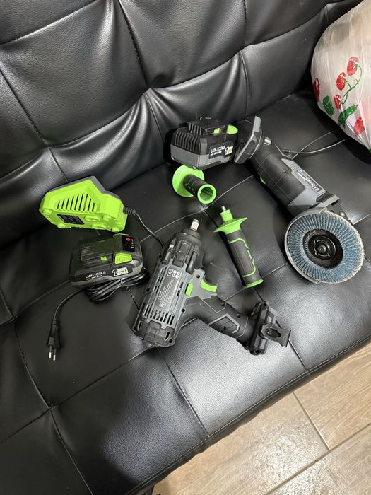 Flex Polizor Unghiular Lux Tools Impact Surubelnita Puternica LuxTools