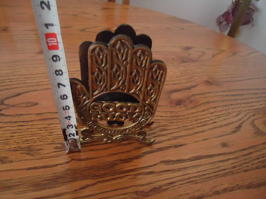 Салфетник от бронз Good luck