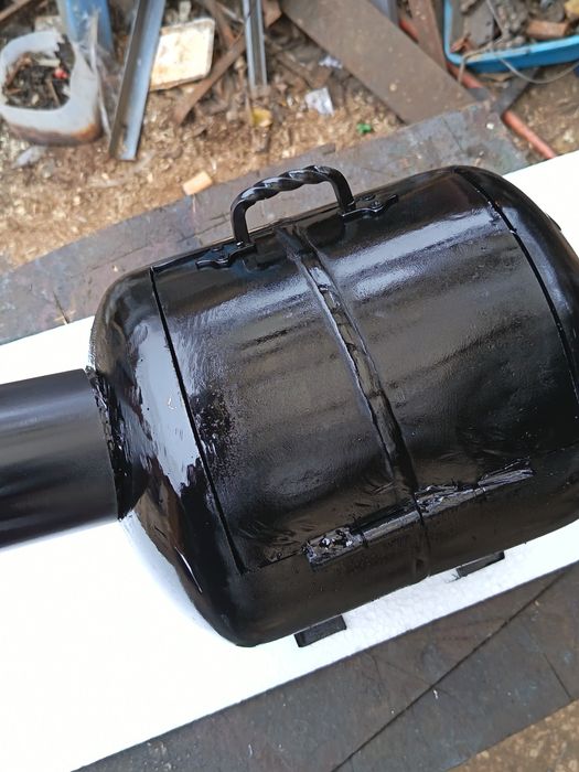 Focar pentru afumatoare.. Cameră de ardere rumeguș