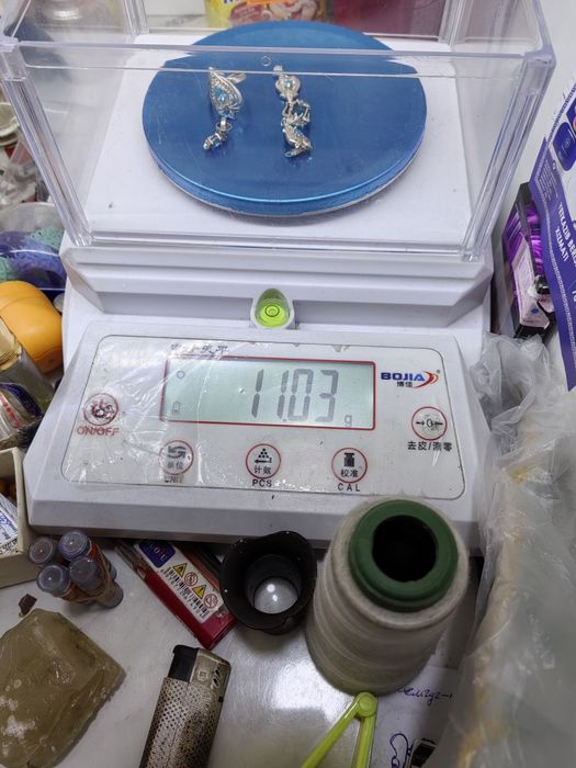 Комплект из серебра серьги, кулон , кольцо