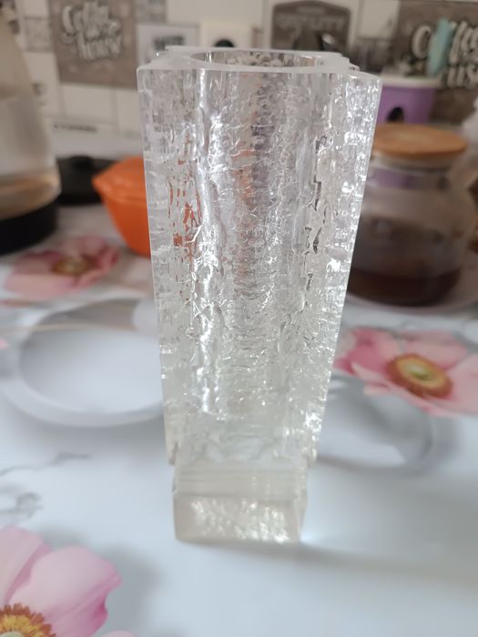 Ваза морозное стекло