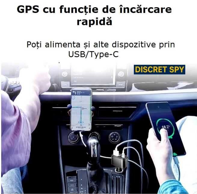 GPS Tracker Auto TK818 4G Winnes – Instalare instant la brichetă,