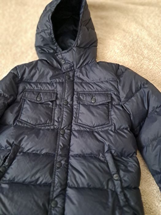 Geaca de copii pentru 8 ani çuloare bleumarin marca Herno  cu puf