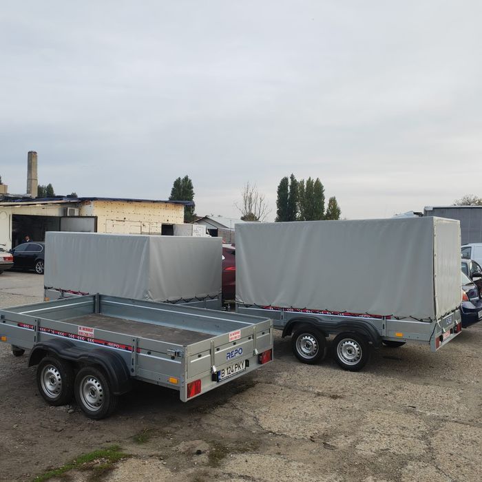 Remorca 750 kg 3 metri de inchiriat categoria B