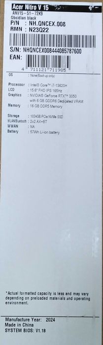 Лаптоп модел 2024г.