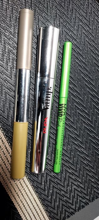 Set make up fard Clinique, rimel Pupa,creion NYX