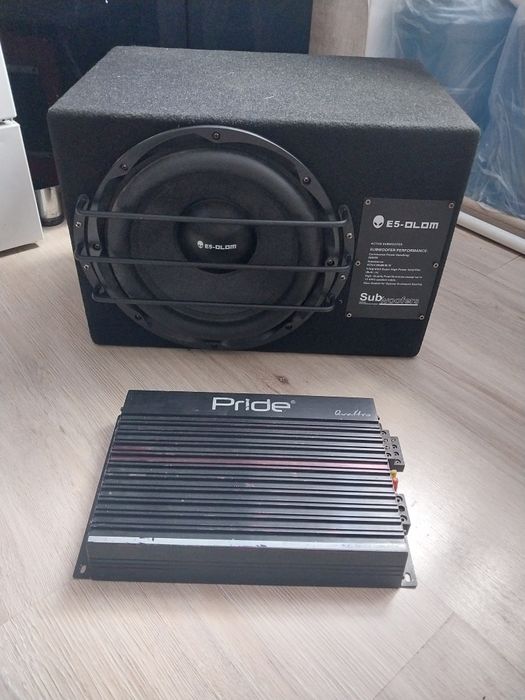 Сабвуфер 5 элемент с усилителем. Обмен на диски.