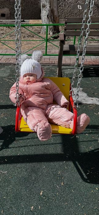 Комбенизон для девочки зима