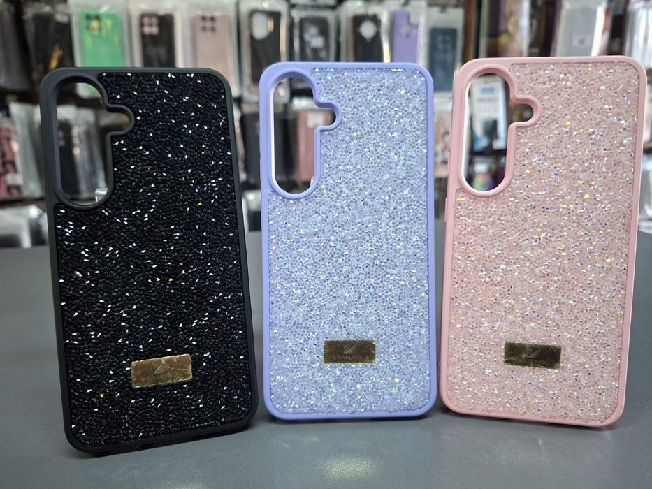 Гръб Swarovski за Samsung S25 максимална защита, стилен кейс