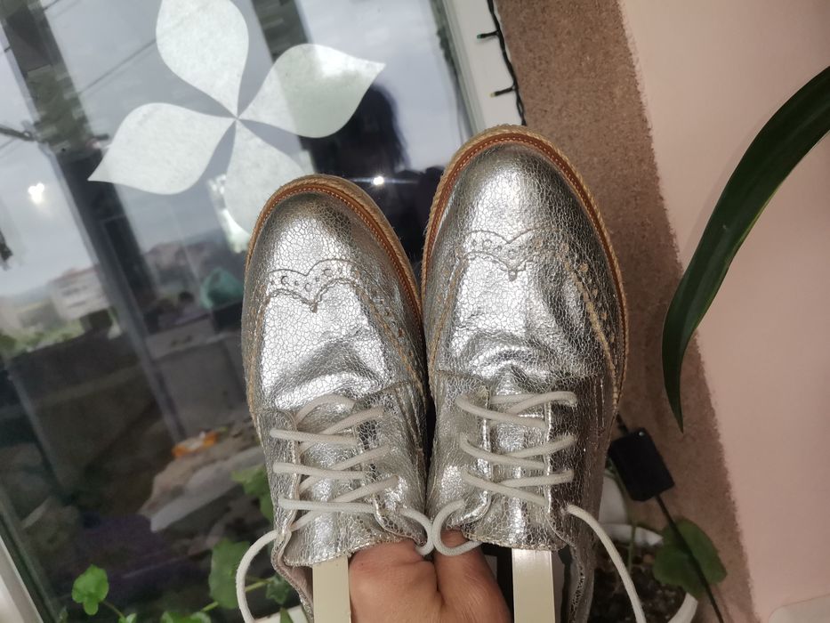 Сребристи Обувки Tamaris 38н.