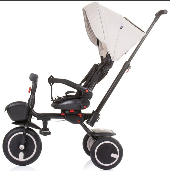 Tricicleta pliabila Chipolino Quick Fold cu sezut reversibil sand