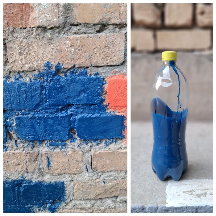 Дорожная краска цвет синий Texno ПРО Ultra