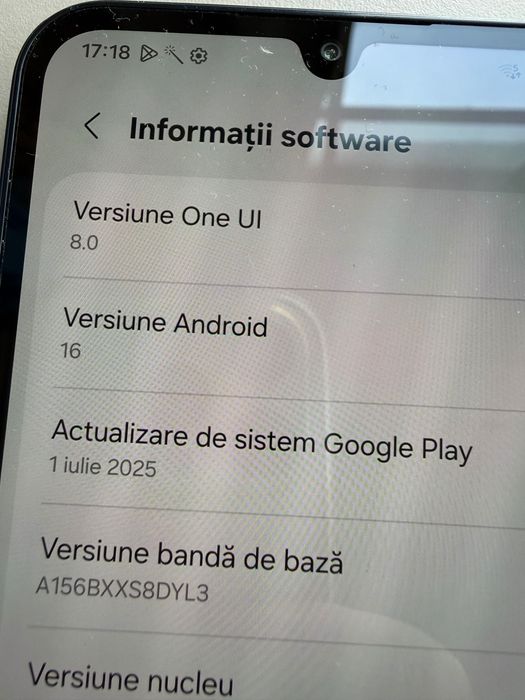 Telefon Samsung A15 5G Android 16