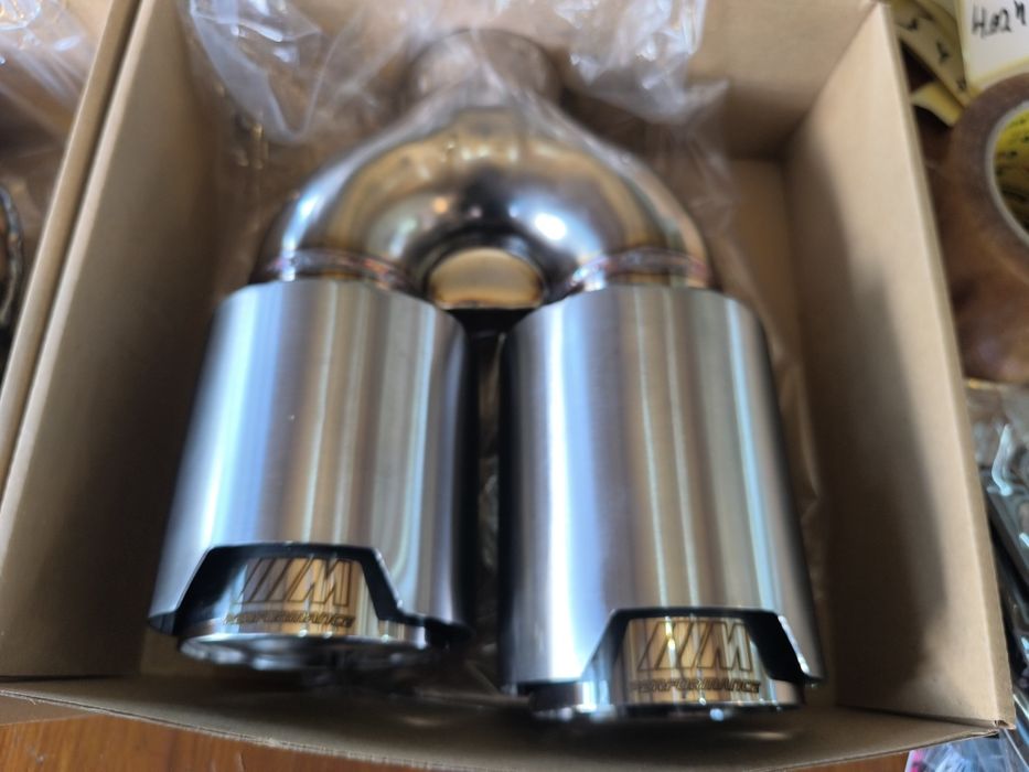 M Perfomance накрайници ауспух / M Хром E60 F10 E39 E46 E90 F32 F06