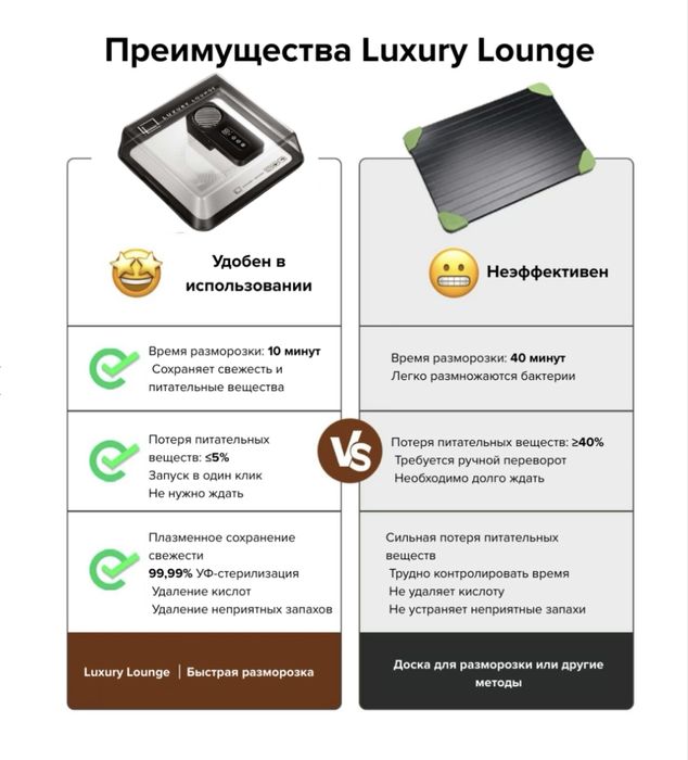 Размораживатель Luxury lounge