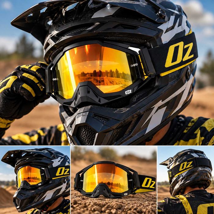 Кросови очила ORZ Race Speed, Маска с UV400, Anti-Fog визьор, Различни цветове
